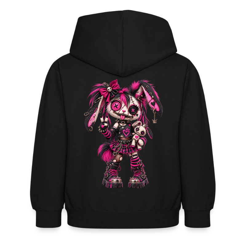 VELVET VEX – Kinder Hoodie - Schwarz