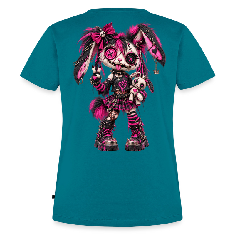 VELVET VEX – Damen Premium T-Shirt - Petrol