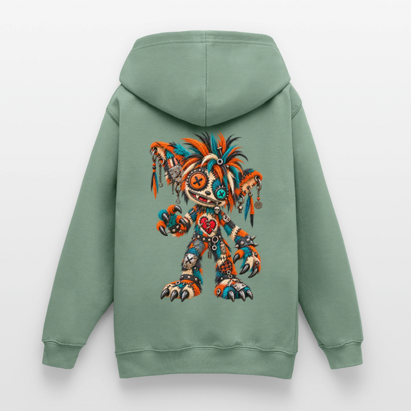 SCRAP JACK – Teenie Hoodie - Graugrün