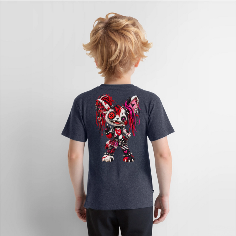 MOSH MOLLY – Kinder Premium T-Shirt - Jeansblau 