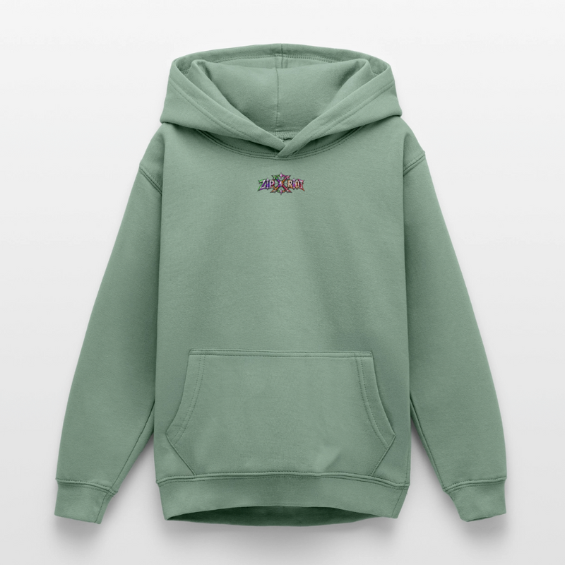 HEXIE HAZE – Teenie Hoodie - Graugrün