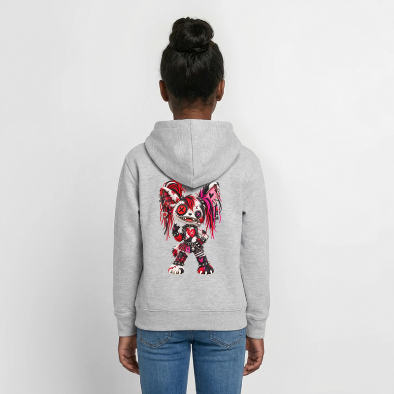 MOSH MOLLY – Teenie Hoodie - Hellgrau meliert