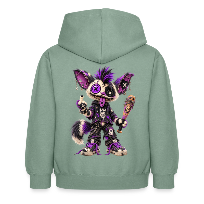 RAGGZR – Kinder Hoodie - Graugrün