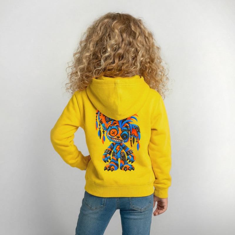STATIC SPIKE – Kinder Hoodie - Gelb