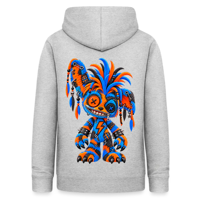 STATIC SPIKE – Damen Hoodie - Hellgrau meliert