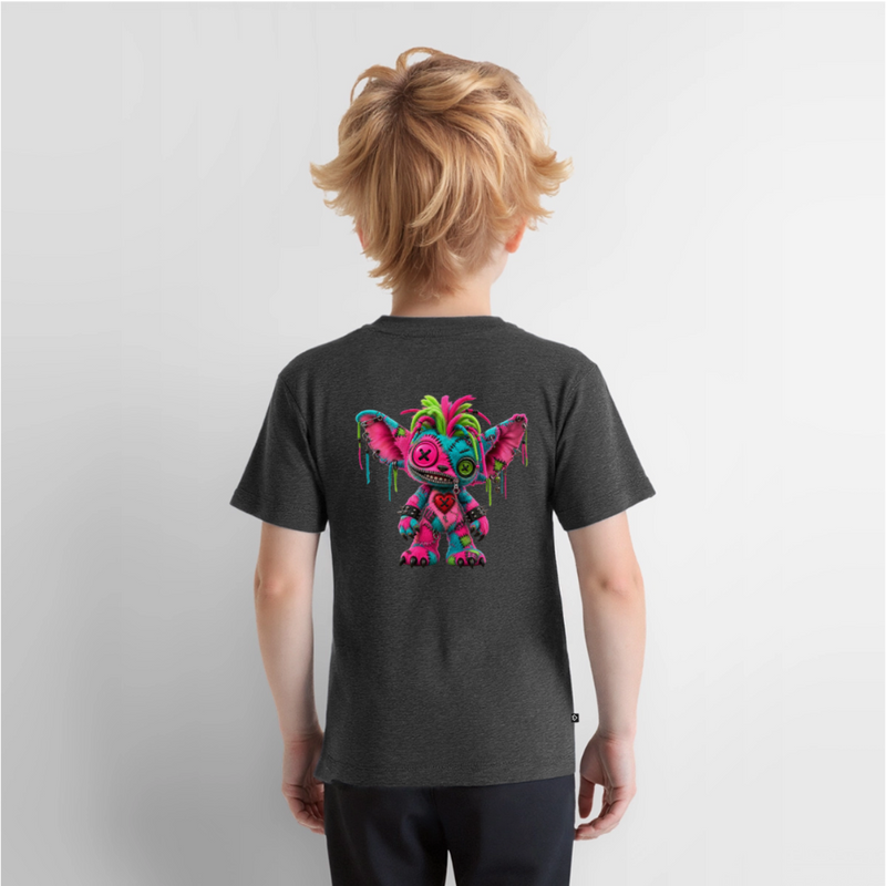 RIOT ROXIE – Kinder Premium T-Shirt - Anthrazit meliert