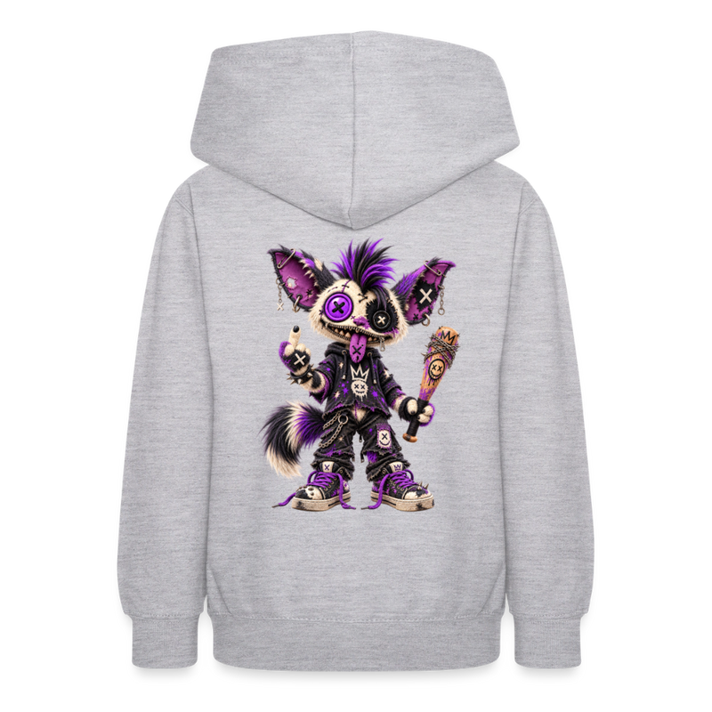 RAGGZR – Teenie Hoodie - Hellgrau meliert