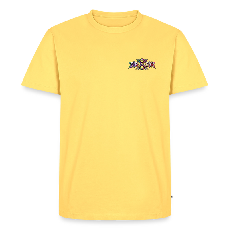 HEXIE HAZE – Herren Premium T-Shirt - Pastellgelb