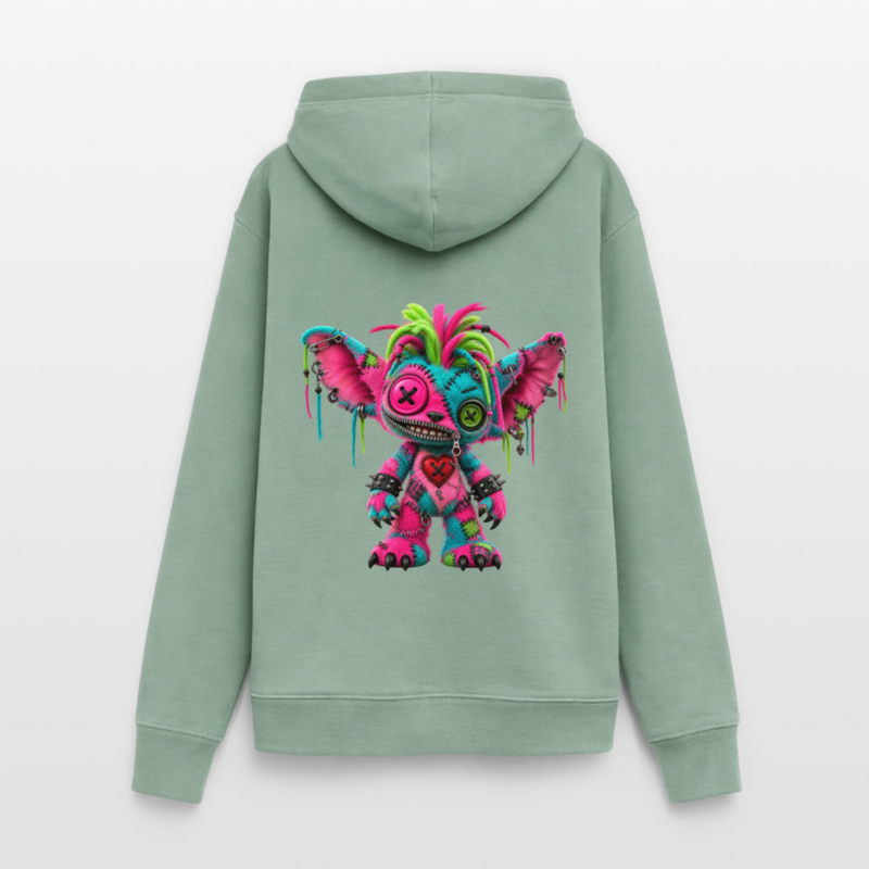 RIOT ROXIE – Damen Hoodie - Graugrün