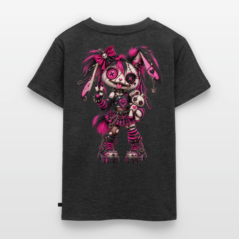 VELVET VEX – Kinder Premium T-Shirt - Anthrazit meliert