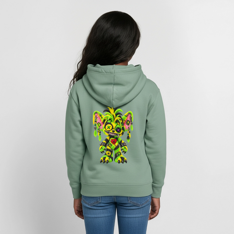 FUZZBALL GREMMY – Teenie Hoodie - Graugrün