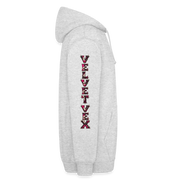 VELVET VEX – Herren / Unisex Hoodie - Hellgrau meliert