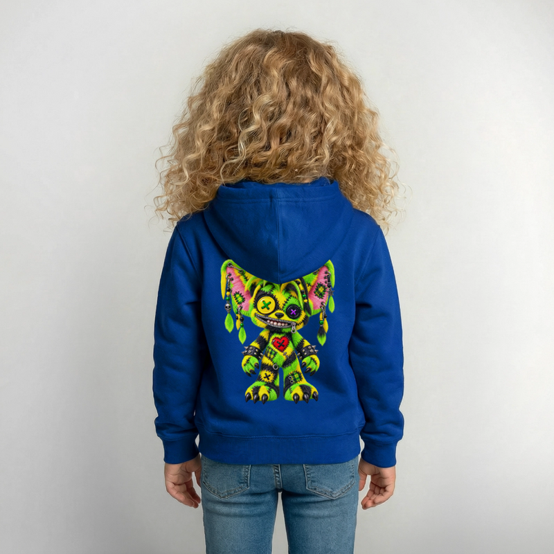 FUZZBALL GREMMY – Kinder Hoodie - Royalblau