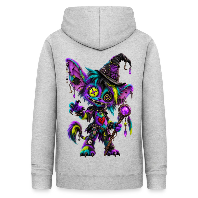 HEXIE HAZE – Damen Hoodie - Hellgrau meliert
