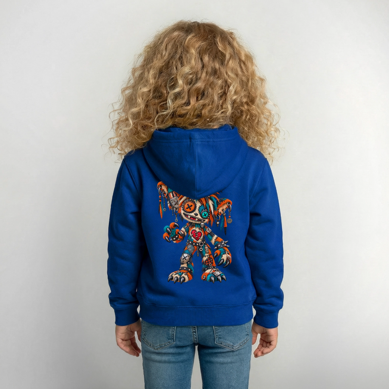 SCRAP JACK – Kinder Hoodie - Royalblau