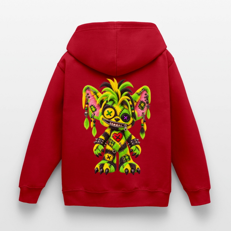 FUZZBALL GREMMY – Kinder Hoodie - Rot