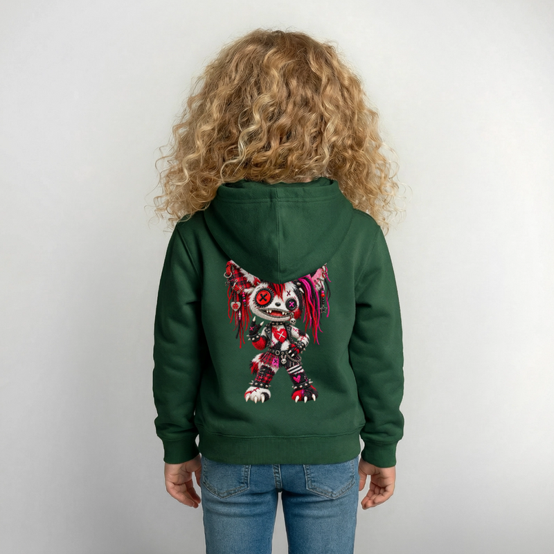 MOSH MOLLY – Kinder Hoodie - Flaschengrün
