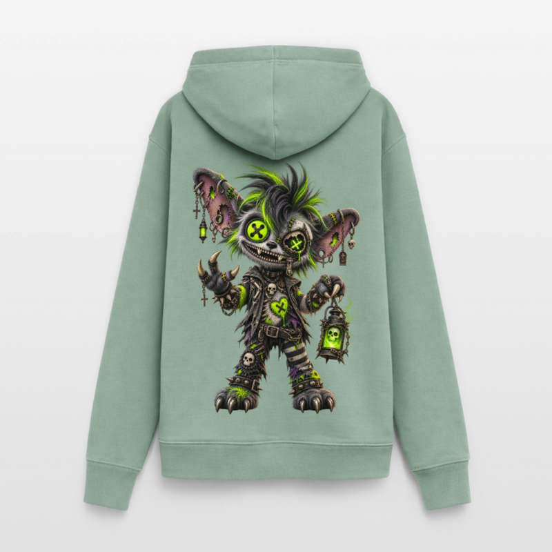 GRAVEYARD GIZZ – Damen Hoodie - Graugrün