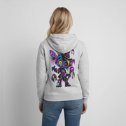 HEXIE HAZE – Damen Hoodie - Hellgrau meliert