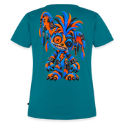 STATIC SPIKE – Damen Premium T-Shirt - Petrol