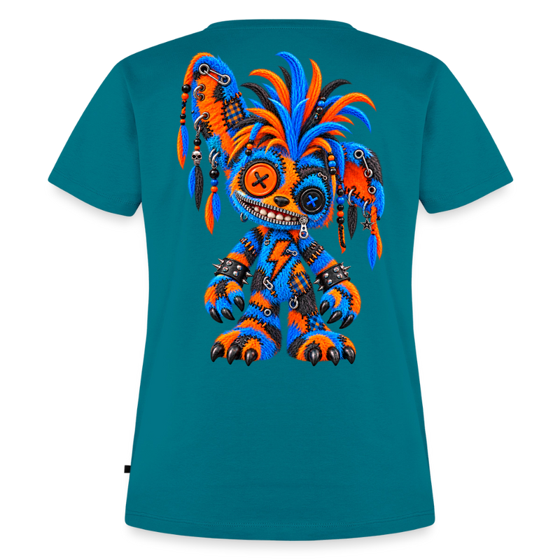 STATIC SPIKE – Damen Premium T-Shirt - Petrol