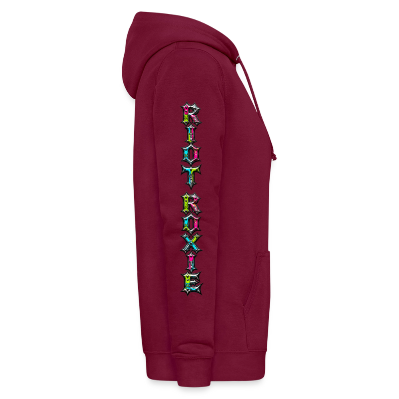 RIOT ROXIE – Damen Hoodie - Bordeaux