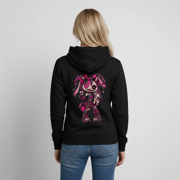 VELVET VEX – Damen Hoodie - Schwarz
