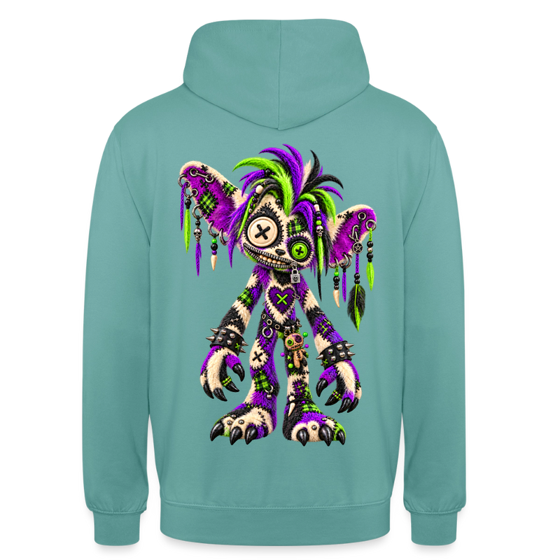 VOODOO VINNIE – Herren / Unisex Hoodie - Pastelltürkis