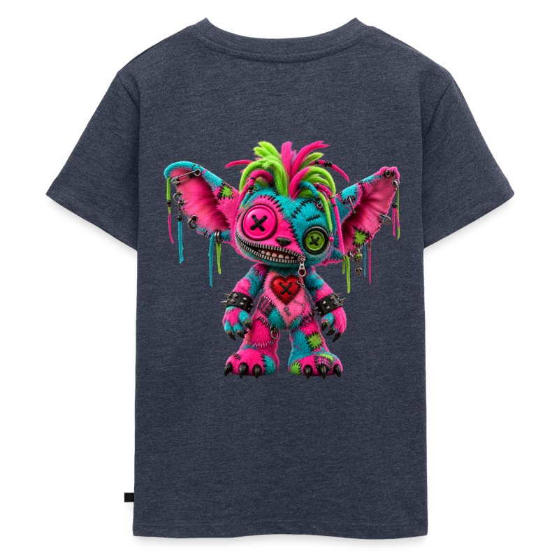 RIOT ROXIE – Kinder Premium T-Shirt - Jeansblau 