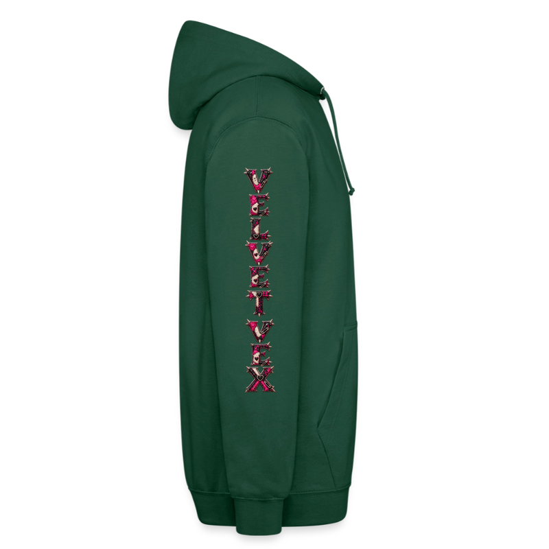 VELVET VEX – Herren / Unisex Hoodie - Flaschengrün