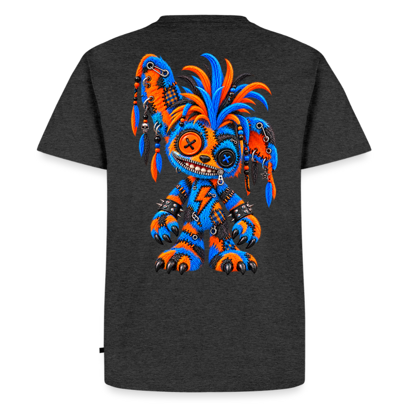 STATIC SPIKE – Herren Premium T-Shirt - Anthrazit meliert