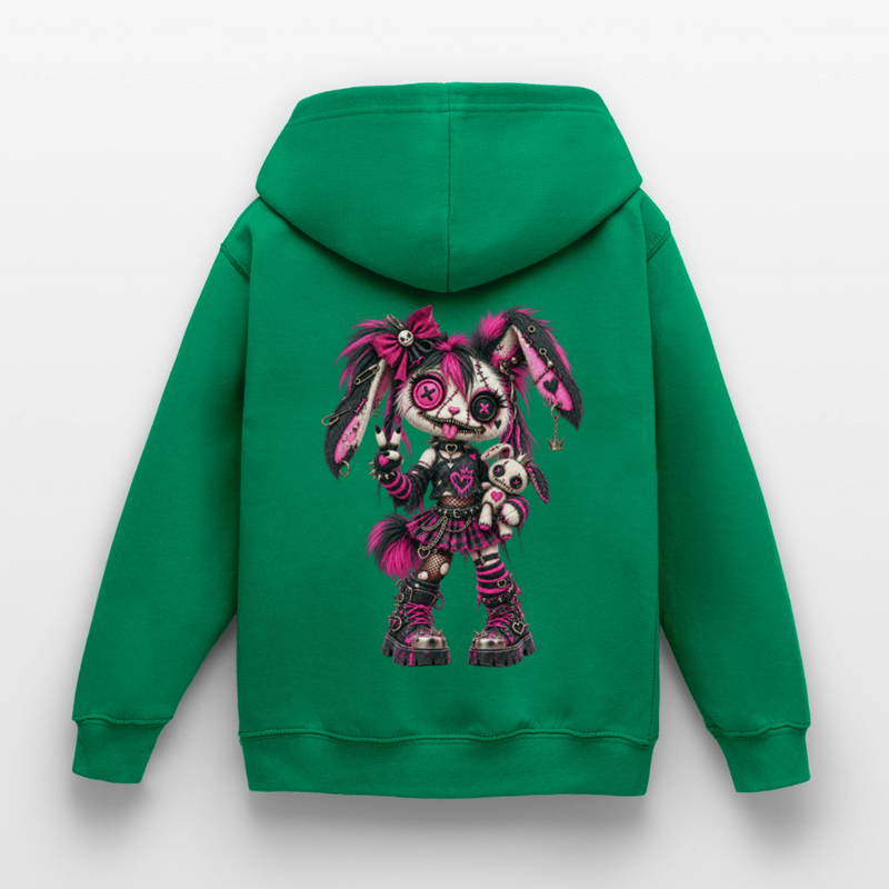 VELVET VEX – Kinder Hoodie - Kelly Green