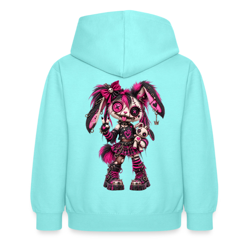 VELVET VEX – Kinder Hoodie - Pfefferminze