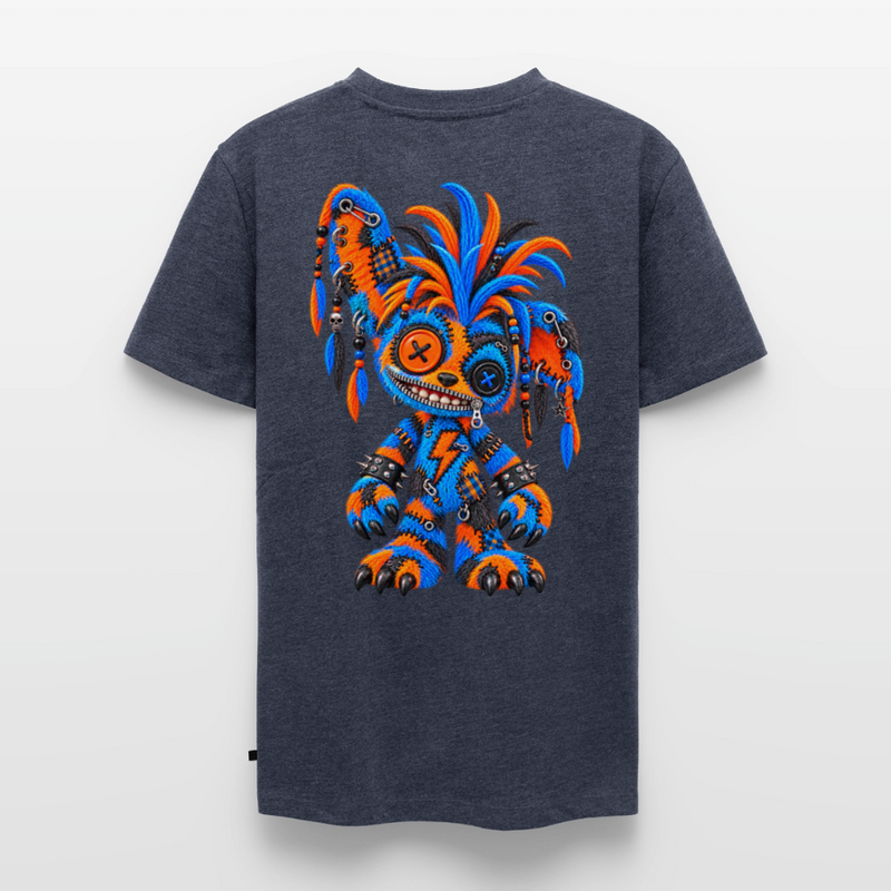 STATIC SPIKE – Herren Premium T-Shirt - Jeansblau 