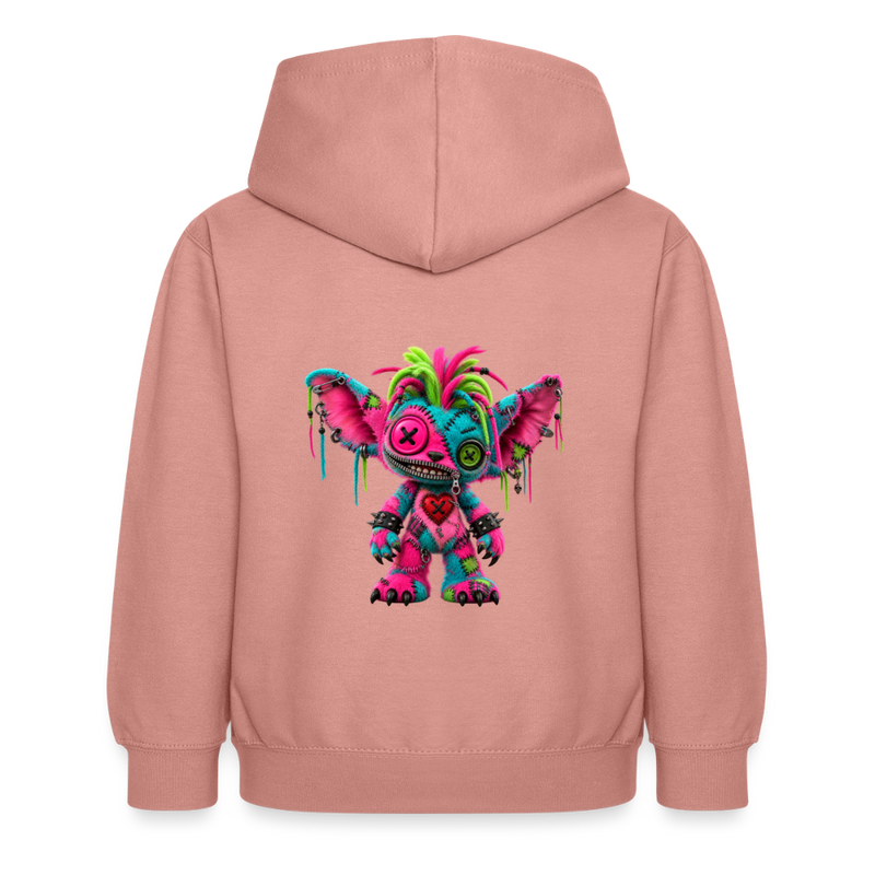 RIOT ROXIE – Kinder Hoodie - Altrosa
