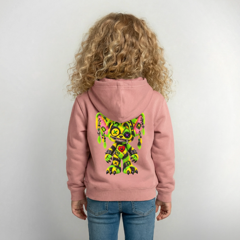 FUZZBALL GREMMY – Kinder Hoodie - Altrosa