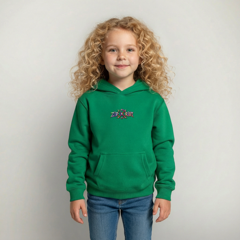 RIOT ROXIE – HIGHJUMP | Kinder Premium Hoodie - Kelly Green