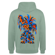 STATIC SPIKE – Herren / Unisex Hoodie - Graugrün