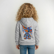 STATIC SPIKE – Kinder Hoodie - Hellgrau meliert