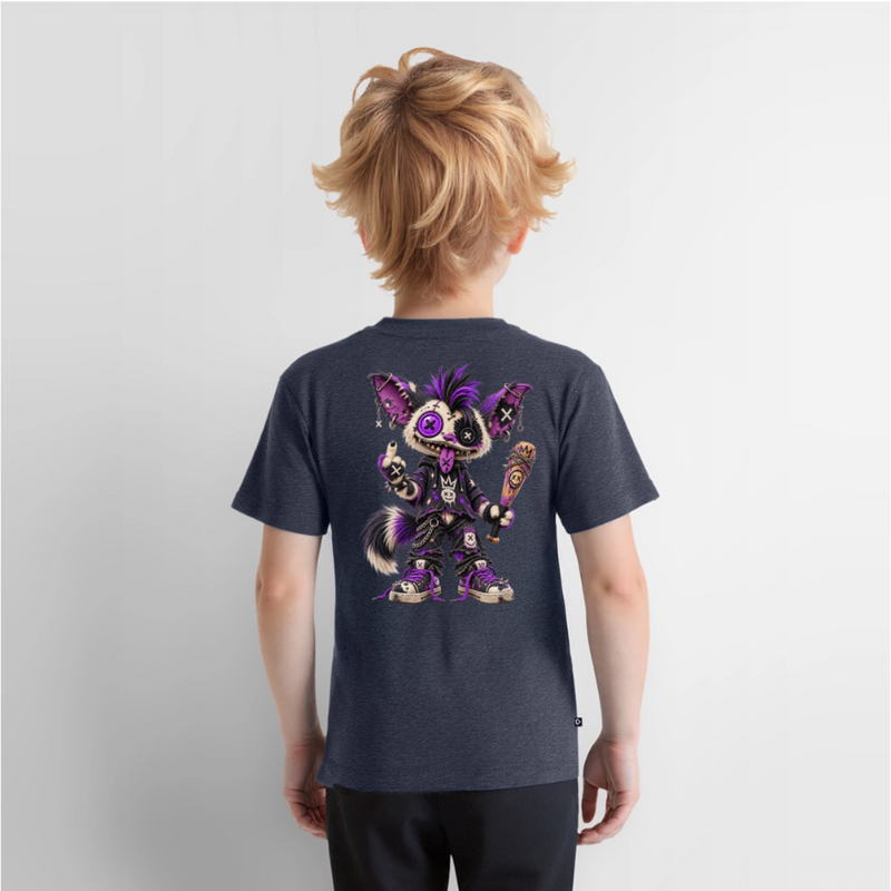 RAGGZR – Kinder Premium T-Shirt - Jeansblau 