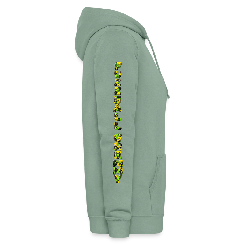 FUZZBALL GREMMY – Damen Hoodie - Graugrün