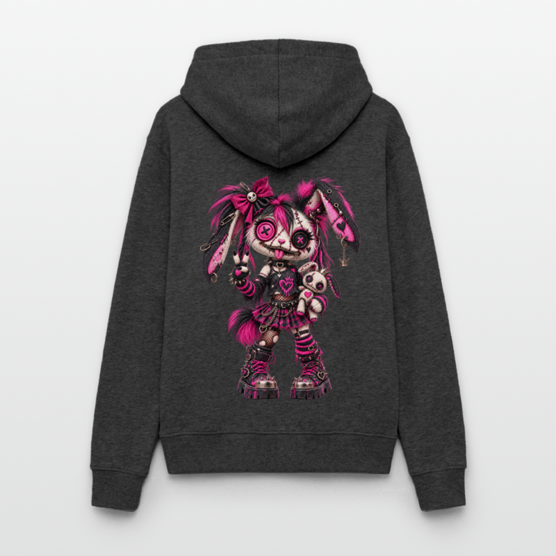 VELVET VEX – Damen Hoodie - Anthrazit