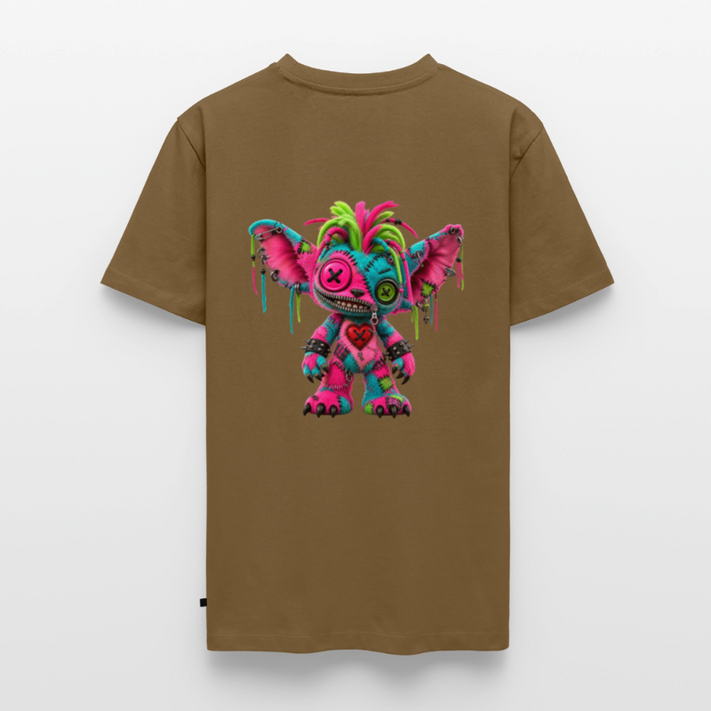 RIOT ROXIE – Herren Premium T-Shirt - Nussbraun