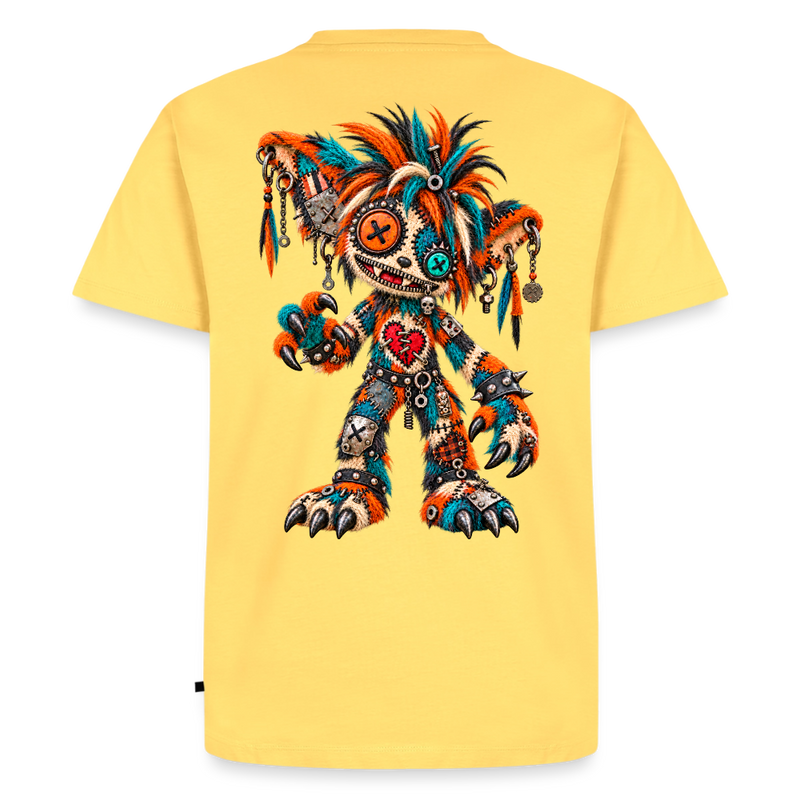 SCRAP JACK – Herren Premium T-Shirt - Pastellgelb