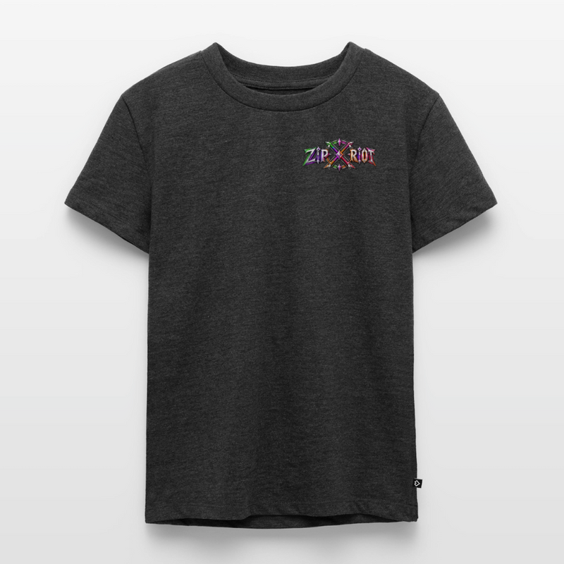 RAGGZR – Kinder Premium T-Shirt - Anthrazit meliert