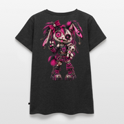 VELVET VEX – Damen Premium T-Shirt - Anthrazit meliert