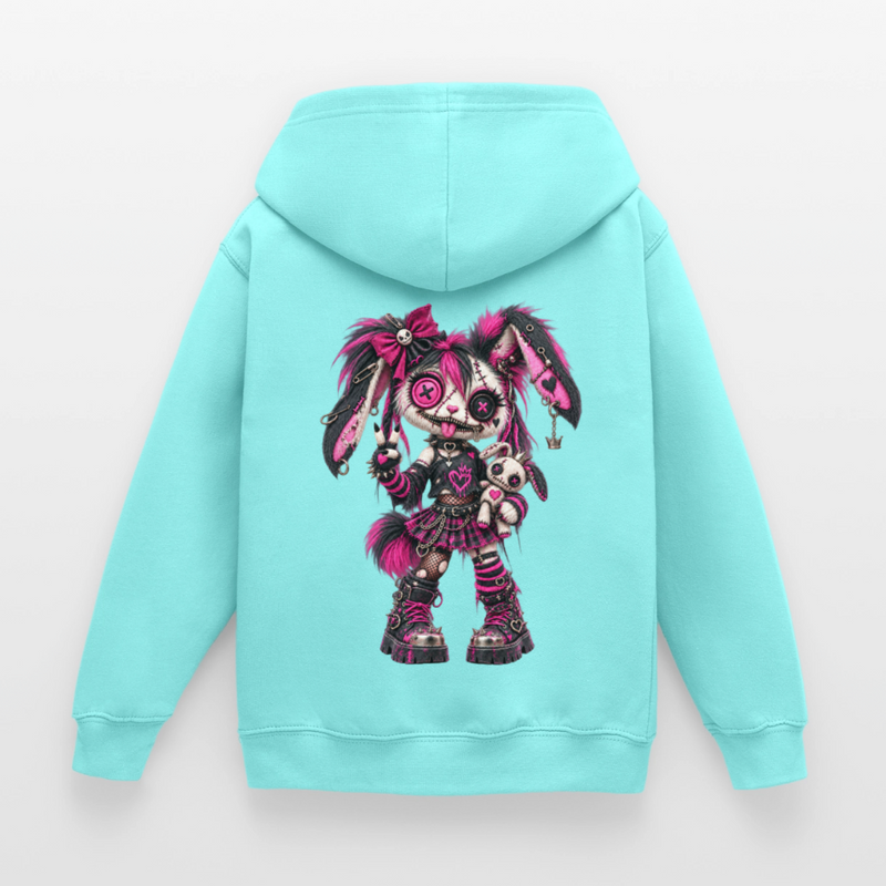 VELVET VEX – Kinder Hoodie - Pfefferminze
