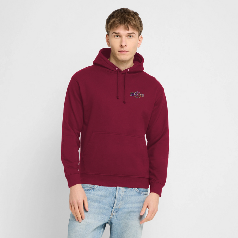 SCRAP JACK – Herren / Unisex Hoodie - Bordeaux