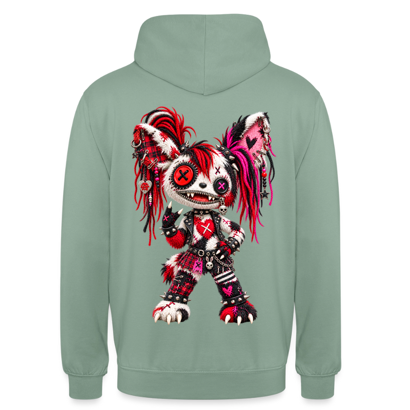 MOSH MOLLY – Herren / Unisex Hoodie - Graugrün