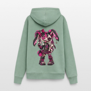 VELVET VEX – Damen Hoodie - Graugrün